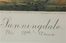 Sunningdale The 12th Green Print