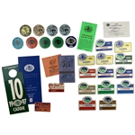 A Collection of Approximately 28 Pieces of Vintage Bing Crosby and AT&T Pebble Beach National Pro-Am Golf Caddie Memorabilia