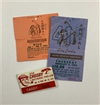 A Collection of Approximately 28 Pieces of Vintage Bing Crosby and AT&T Pebble Beach National Pro-Am Golf Caddie Memorabilia