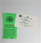 A Collection of Approximately 28 Pieces of Vintage Bing Crosby and AT&T Pebble Beach National Pro-Am Golf Caddie Memorabilia
