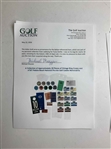 A Collection of Approximately 28 Pieces of Vintage Bing Crosby and AT&T Pebble Beach National Pro-Am Golf Caddie Memorabilia