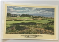 A Collection of Five (5) Open Championship Linda Hartough Signed Ltd Ed Golf Course Prints