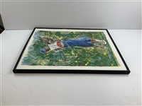 Payne Stewart 'The Swinging Dandy' Serigraph Print by Artist Jon Savino Ltd Ed #16/50 - Framed