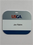 Jon Rahm's 2016 US Open at Oakmont Player Invitation and Bag Tag - Low Amateur