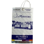 2019 Masters Tournament Sunday Final Round Ticket #B00634 - Tiger Woods Win