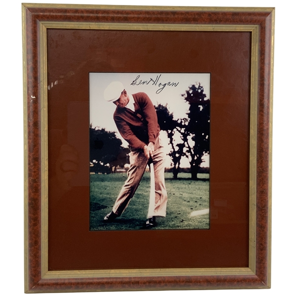 Ben Hogan Signed Photo - Framed JSA ALOA