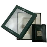 Masters Tournament Green Leather Money Clip Wallet in Original Box