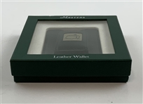 Masters Tournament Green Leather Money Clip Wallet in Original Box