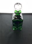 Augusta National Golf Club Masters Tournament Emerald Green Glass Decanter with Original Packaging