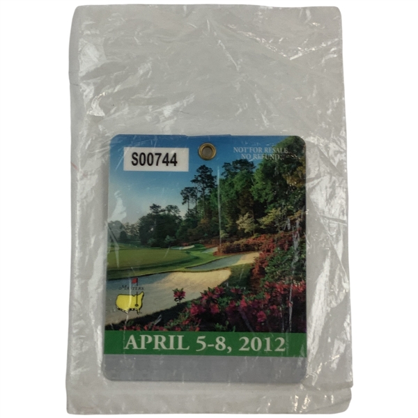2012 Masters Tournament SERIES Badge #S00744 in Unopened Package - Bubba Watson Winner