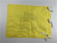 Bob Goalby signed 2009 Masters Tournament Embroidered Flag JSA ALOA