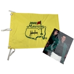 Trevor Immelman Signed 2008 Masters Pin Flag and Photo JSA ALOA
