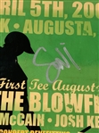 Hootie & the Blowfish w/ Darius Rucker Signed Monday After The Masters 2005 Concert Poster JSA ALOA
