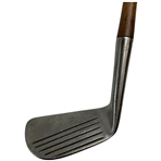 Spalding Kro-Flite Eddie Loos Lake Shore C.C. Mashie Iron Golf Club with Hickory Shaft