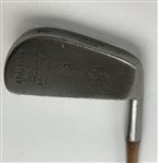 Spalding Kro-Flite Eddie Loos Lake Shore C.C. Mashie Iron Golf Club with Hickory Shaft