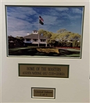 Masters Champions 1976-2000 Display w/ Signatures & Series Badges Ltd Ed #2/5 JSA ALOA