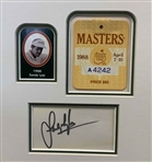 Masters Champions 1976-2000 Display w/ Signatures & Series Badges Ltd Ed #2/5 JSA ALOA