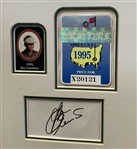 Masters Champions 1976-2000 Display w/ Signatures & Series Badges Ltd Ed #2/5 JSA ALOA