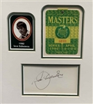 Masters Champions 1976-2000 Display w/ Signatures & Series Badges Ltd Ed #2/5 JSA ALOA