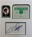 Masters Champions 1976-2000 Display w/ Signatures & Series Badges Ltd Ed #2/5 JSA ALOA