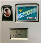Masters Champions 1976-2000 Display w/ Signatures & Series Badges Ltd Ed #2/5 JSA ALOA