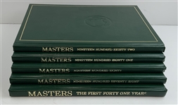 A Collection of (41) Official Augusta National Golf Club Masters Tournament Annual Books