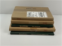 A Collection of (41) Official Augusta National Golf Club Masters Tournament Annual Books