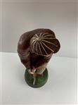 Vintage Style Painted Resin/Plaster Humorous Golfer Doorstop