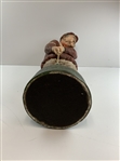 Vintage Style Painted Resin/Plaster Humorous Golfer Doorstop