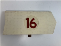 Fore-Par Manufacturing Co. Vintage Composite Golf Course Hole 16 Tee Sign