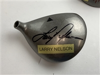 Larry Nelson & Tom Kite Signed Fairway Wood Golf Club Heads JSA ALOA