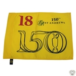 John Daly Signed 2022 OPEN Championship at St Andrews Yellow Flag JSA ALOA