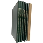 Seven Masters Tournament Annual Books w/1986 (Nicklaus)