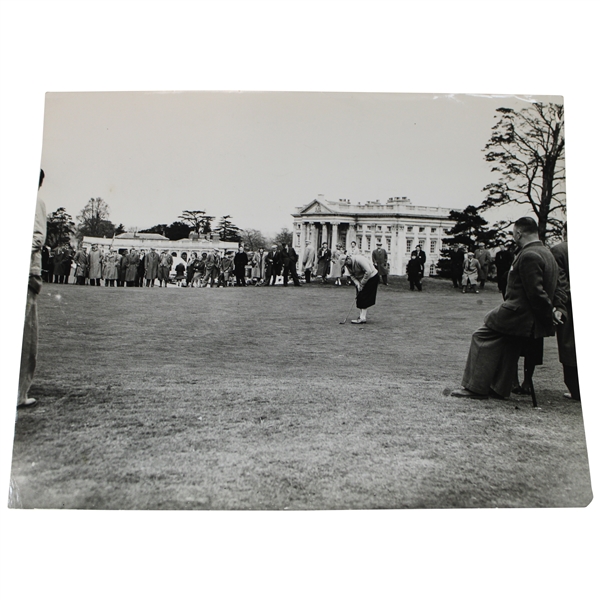 1954 Bobby Locke at Moor Park Post-Swing Original Press Photo - April 22nd