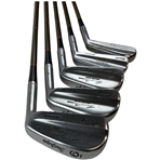 A Set of Five MacGregor Tommy Armour Silver Scot Tourney Golf Irons