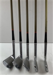A Set of Five MacGregor Tommy Armour Silver Scot Tourney Golf Irons