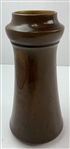 Vintage Ceramic Vase with Raised Golf Figure