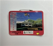 A Collection of 1998 Masters Tournament Memorabilia Including Journal and Badges
