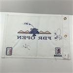 Multi-Signed FBR Open TPC Scottsdale Embroidered Golf Flag JSA ALOA
