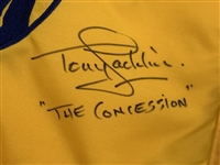 Jack Nicklaus & Tony Jacklin Signed The Concession Flag & Photo JSA ALOA