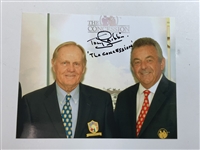 Jack Nicklaus & Tony Jacklin Signed The Concession Flag & Photo JSA ALOA