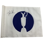 Tiger Woods Signed Open Championship 2005 Practice Used Flown Flag JSA ALOA