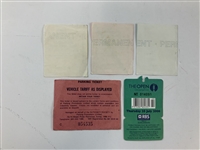 A Collection of Five The Open Championship Admission Tickets and Passes, 1991-2006 w/ Tiger Win