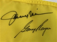 Big 3, Lee & More Signed 3M Oil & Gas Greats of Golf Tournament Pin Flag JSA ALOA