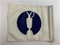Mark O'Meara Signed Open Championship Practice Round Used Flown Flag w/ '1998' JSA ALOA