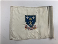 Justin Leonard Signed Royal Troon Course Flown Flag - Site of 1997 Open Win JSA ALOA