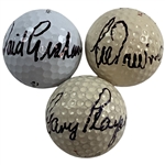 Graham, Trevino & Player Signed Signature/Personal Golf Balls JSA ALOA