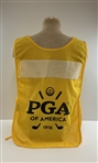 2025 PGA Championship Yellow Quail Hollow Club Caddie Bib - Scheffler Win