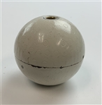 Vintage Golf Ball-Form Cast Metal Novelty Coin Bank