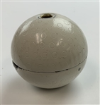 Vintage Golf Ball-Form Cast Metal Novelty Coin Bank